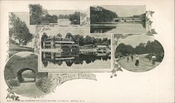 Scenes from Buffalo Park New York Postcard Postcard Postcard