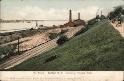 The Front Showing Niagara River Postcard