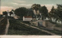 Lower Locks Windsor Locks, CT Postcard Postcard 