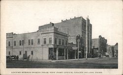 Locust Street North from New Post Office Postcard