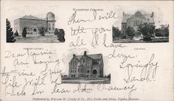 Washburn College Postcard
