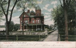 Governor's Residence Topeka, KS Postcard Postcard Postcard