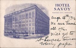 Hotel Savoy Postcard