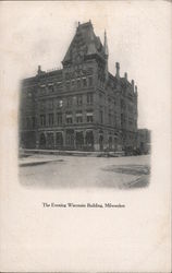The Evening Wisconsin Building Postcard