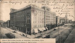 Great Southern Hotel & Theatre Postcard