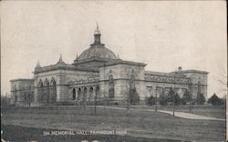 Memorial Hall, Fairmount Park Postcard