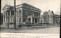 Conewango Club House Postcard