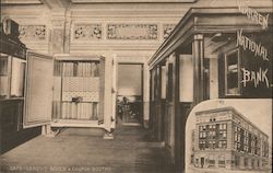 Safe Deposit Boxes & Coupon Booths Warren National Bank Postcard