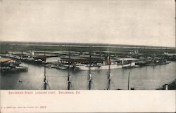 Savannah River Looking East Georgia Postcard Postcard Postcard