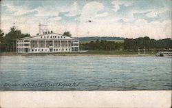 Sheldon Hall, Chautauqua Lake Postcard