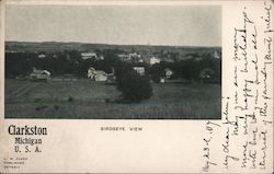 Birds Eye View Clarkston, MI Postcard Postcard Postcard