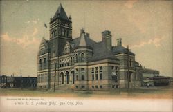 US Federal Building Bay City, MI Postcard Postcard Postcard