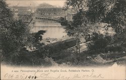 Pennsylvania Dock and Angelia Doc Postcard