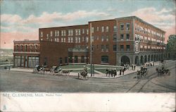 Medea Hotel Mount Clemens, MI Postcard Postcard Postcard