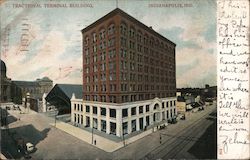 Tractional Terminal Building Indianapolis, IN Postcard Postcard Postcard