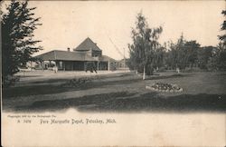 Pere Marquette Depot Petoskey, MI Postcard Postcard Postcard