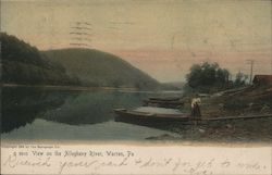 View on the Allegheny River Warren, PA Postcard Postcard Postcard