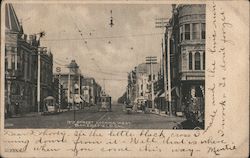 19th Street Looking West Postcard