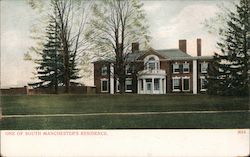 One of South Manchester's Residences New Hampshire Postcard Postcard Postcard