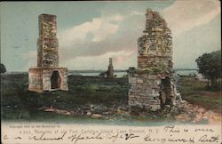 Remains of Old Fort, Carleton Island Postcard