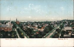 Bird's Eye View Geneva, NY Postcard Postcard Postcard