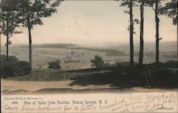 View of Valley from Pavilion Sharon Springs, NY Postcard Postcard Postcard