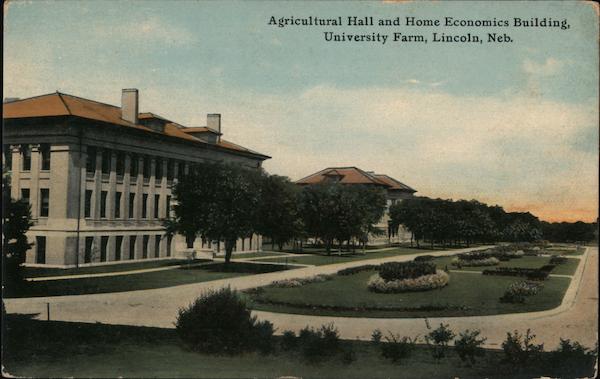 Agricultural Hall and Home Economics Building, University Farm Lincoln Nebraska