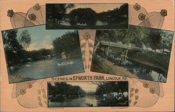Scenes in Epworth Park Lincoln Nebraska