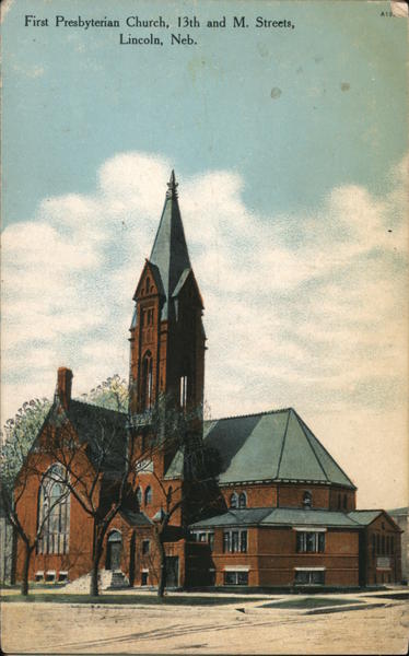 First Presbyterian Church, 13th and M. Streets Lincoln Nebraska