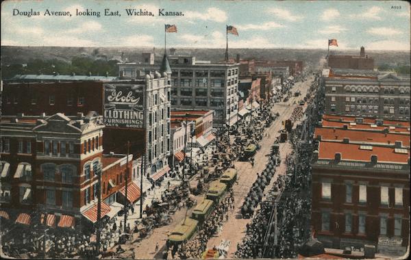 Douglas Avenue Looking East Wichita Kansas
