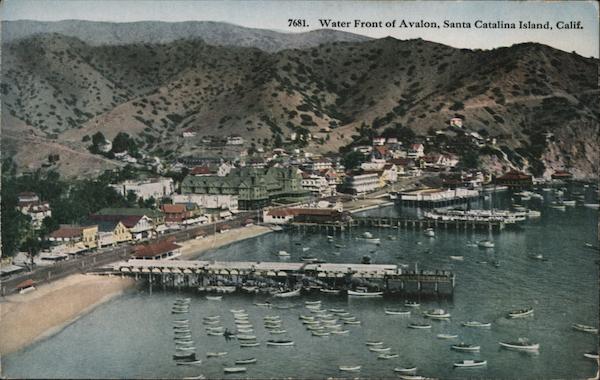 Water Front, Santa Catalina Island Avalon California