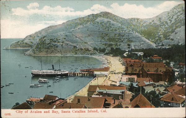 City and Bay, Santa Catalina Island Avalon California