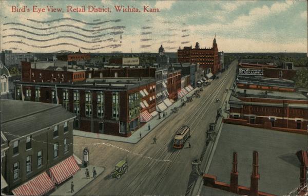 Bird's Eye View, Retail District Wichita Kansas