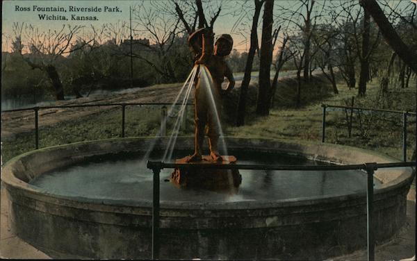 Ross Fountain, Riverside Park Wichita Kansas