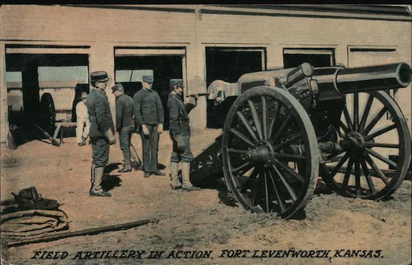 Field Artillery in Action Fort Leavenworth Kansas