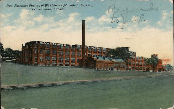 New Furniture Factory of the Helmers Manufacturing Co. Leavenworth Kansas