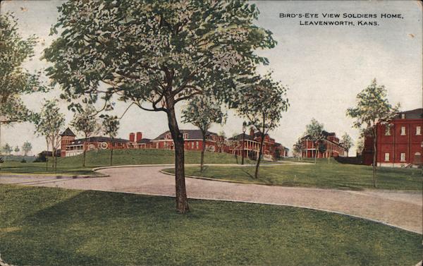Bird's-Eye View Soldiers Home Leavenworth Kansas
