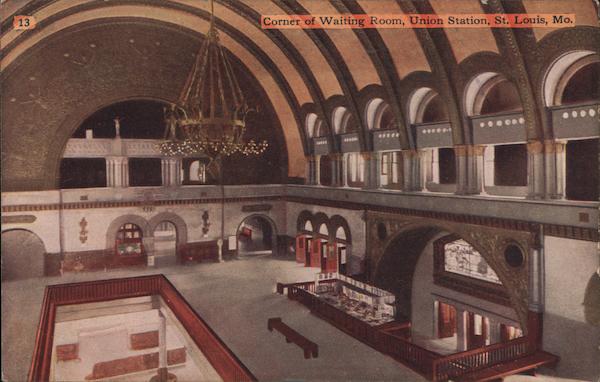 Corner of Waiting Room, Union Station St. Louis Missouri
