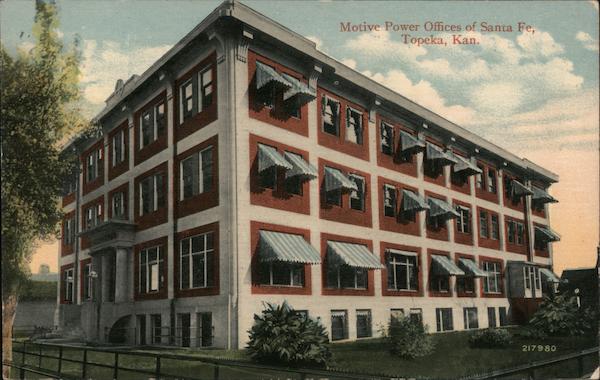 Motive Power Offices of Santa Fe Topeka Kansas