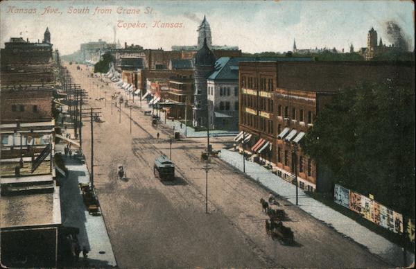 Kansas Avenue south from Crane Street Topeka