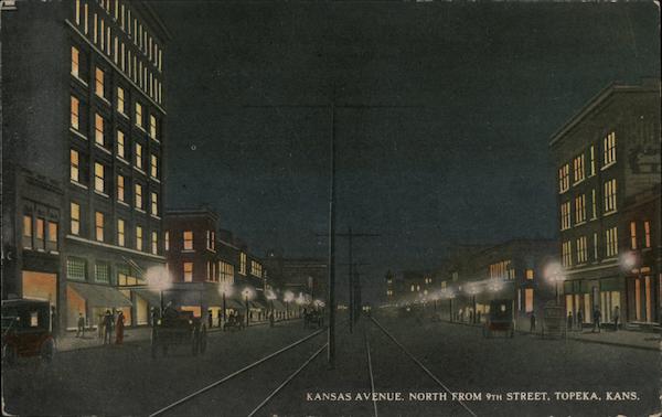 Kansas Avenue North From 9th Street Topeka