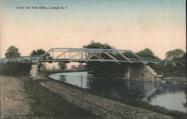 View on the Erie Lyons New York