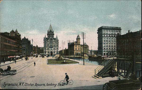 Clinton Square Looking East Syracuse New York
