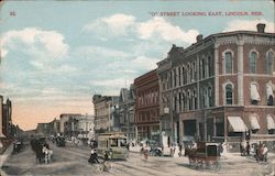 O Street Looking East Postcard