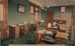 Stenographic Department, Head Consul's Office, M.W. of A. Postcard