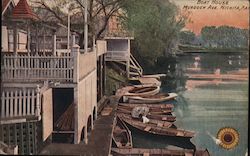 Boat House Murdock Ave Postcard