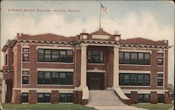 A Public School Building Postcard