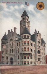 City Hall Wichita, KS Postcard Postcard Postcard