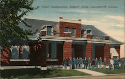 Headquarters, Soldiers' Home Postcard