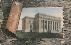 Fairmont College Library Postcard